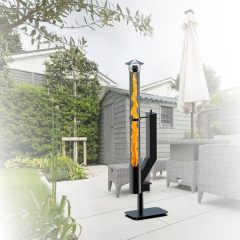 Smokeless Wood Pellet Patio Heater Fire Pipe- Pellet rocket stove Fire Pit for Outdoor - Garden Fire Pit