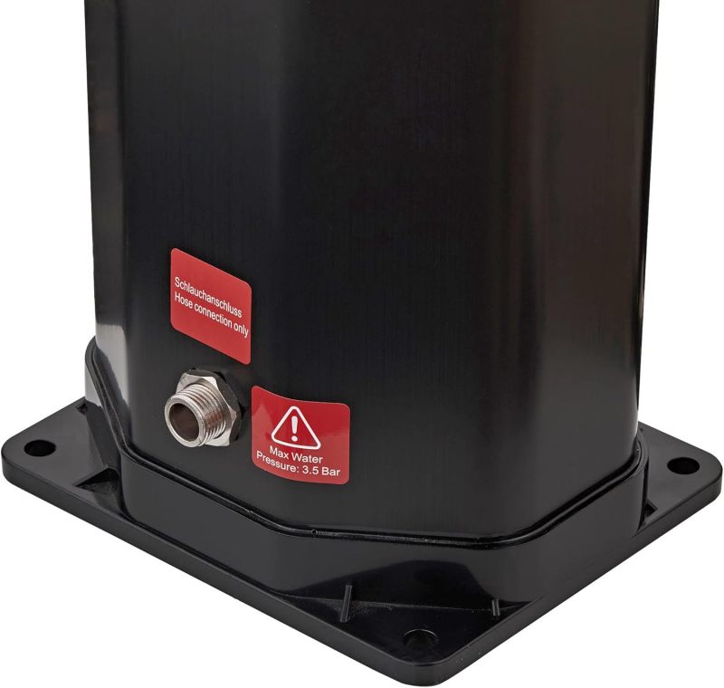 Garden Shower with Water Tank Solar Shower Column Foot Shower Rain Shower Head and Tap For Outdoor Use