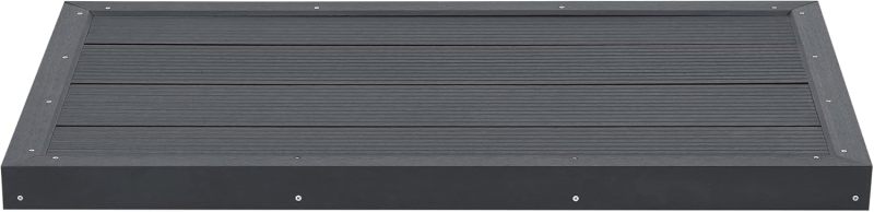 Garden Shower Base Floor Element for Solar Shower Non-Slip Underlay WPC Base Plate for Outdoor Shower