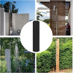Solar Shower Cover Outdoor Shower Cover Waterproof Windproof UV Protection Shower Cover for Garden Shower