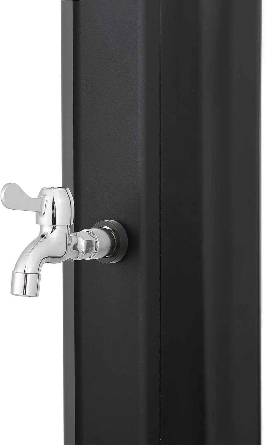 Garden Shower with Water Tank Solar Shower Column Foot Shower Rain Shower Head and Tap For Outdoor Use