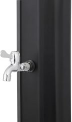 Garden Shower with Water Tank Solar Shower Column Foot Shower Rain Shower Head and Tap For Outdoor Use