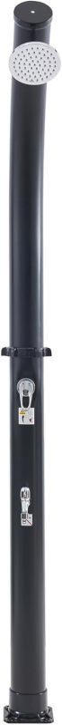Garden Shower Solar Shower Column with Water Tank Foot Shower Rain Shower Head and Tap For Outdoor Use