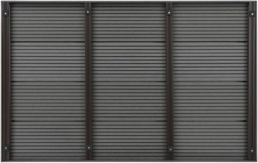 Floor Element for Solar Shower Garden Shower Base Non-Slip Underlay WPC Base Plate for Outdoor Shower