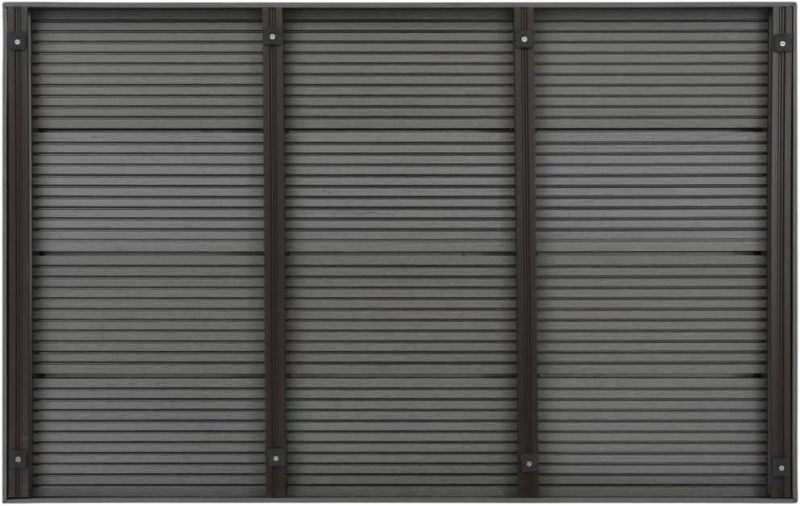 Floor Element for Solar Shower Garden Shower Base Non-Slip Underlay WPC Base Plate for Outdoor Shower