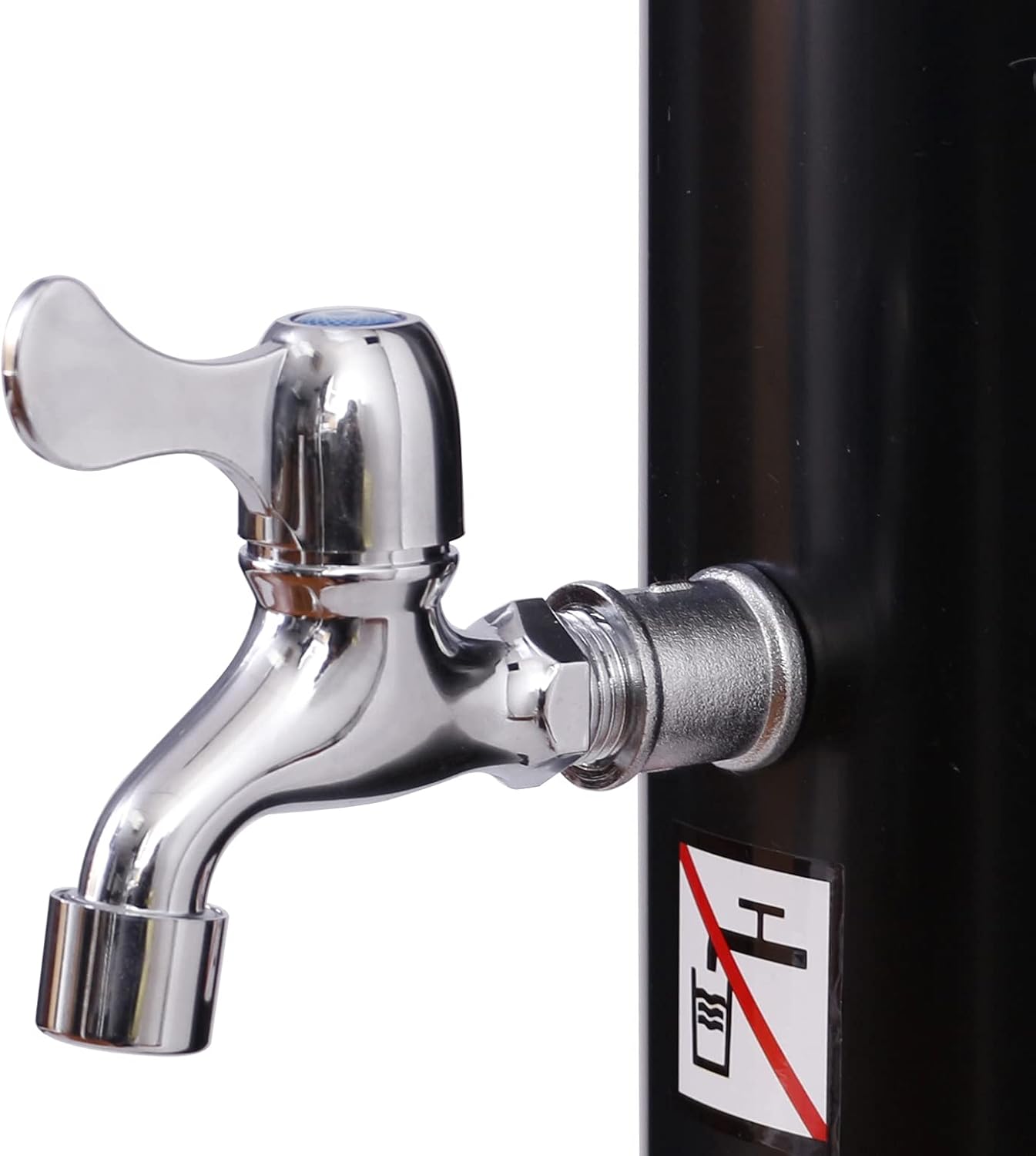 Solar Shower Column Foot Shower Rain Shower Head and Tap Garden Shower with Water Tank For Outdoor Use