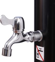 Solar Shower Column Foot Shower Rain Shower Head and Tap Garden Shower with Water Tank For Outdoor Use