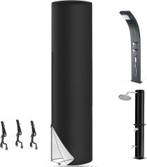 Solar Shower Column Cover Waterproof Windproof UV Protection Outdoor Shower Cover for Garden Shower Pool Shower