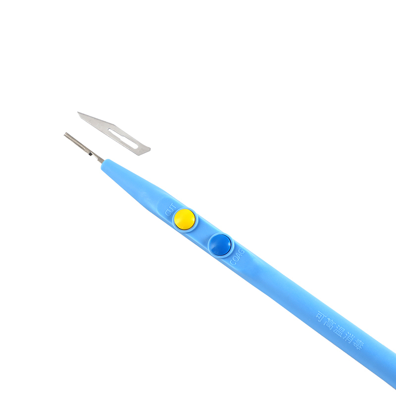 Autoclavable hand switch pencil blade