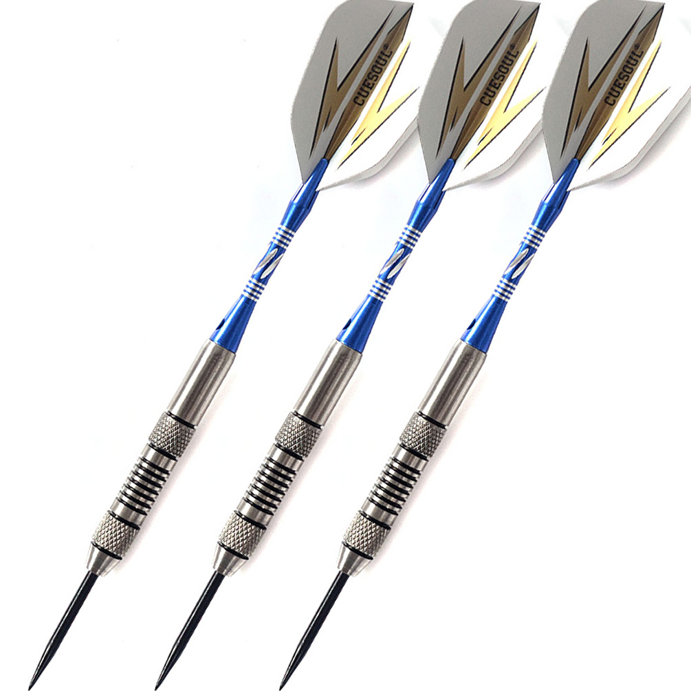 CUESOUL CSTSTD012L 90 Tungsten 24g Steel Tip Darts Set