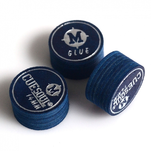 Queues de billard bleues CUESOUL 14 mm H / M / S