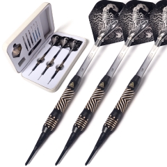 CUESOUL Black Scorpion B2307 reiner Messing 16 Gramm Soft Tip Darts