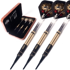 CUESOUL Dragon Pure Brass 16 Gram Soft Tip Darts for Dart Club