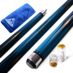 CUESOUL SOOCOO 58 "19 oz Maple Pool Cue Stick Set con Joint / Shaft Protector y Cue Toalla.