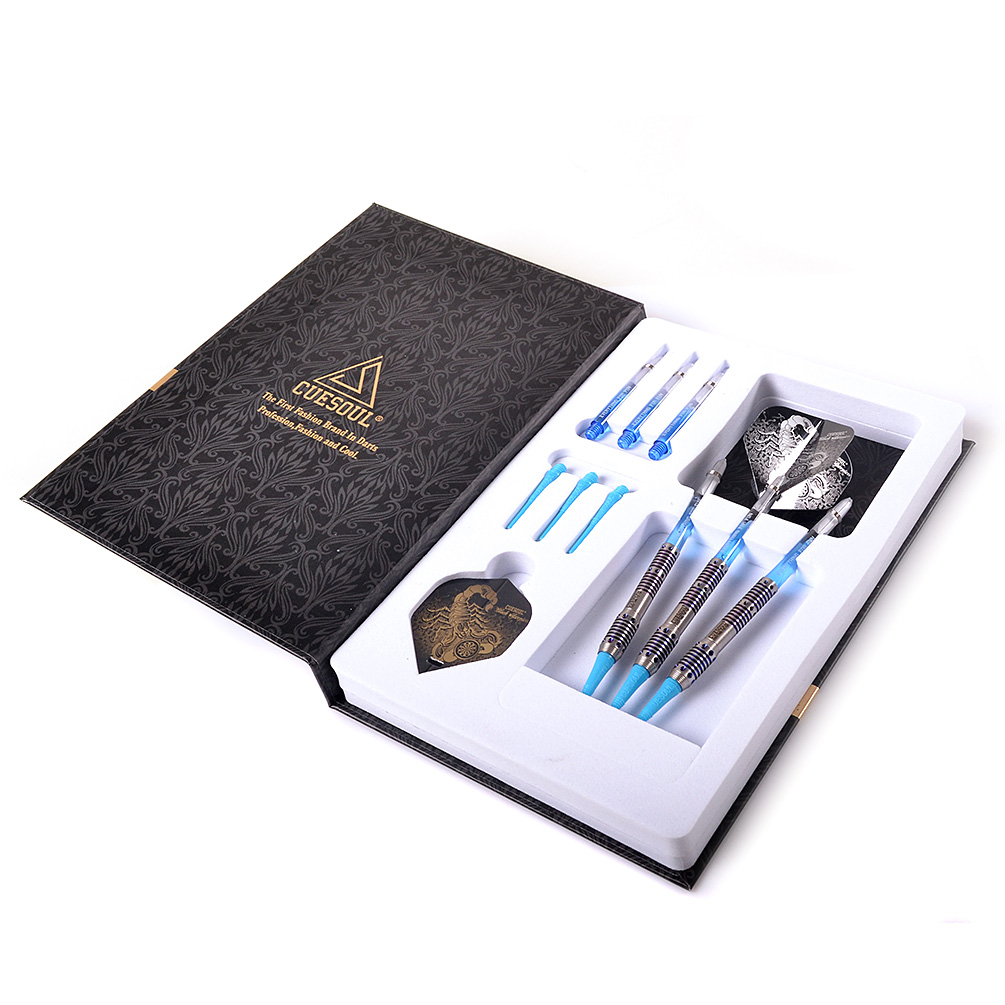 CUESOUL BLACK SCORPION 18gタングステンソフトチップダーツ