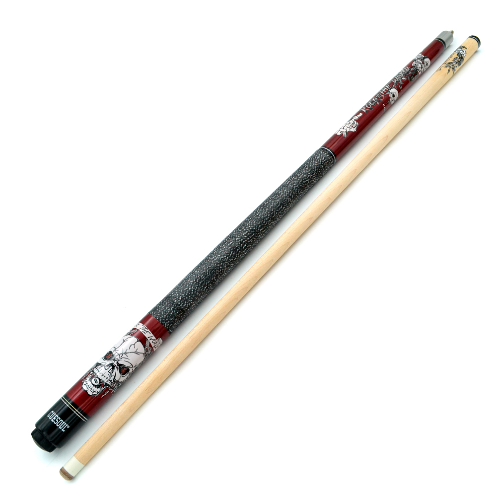 LOTKEY Pool Stick,Pool Cue Sticks 58'' Solid Wood Extra Pool Chalk and  Gloves Included Durable for Professional Billiard Players (4 （並行輸入品）  テーブル、チェア、ハンモック