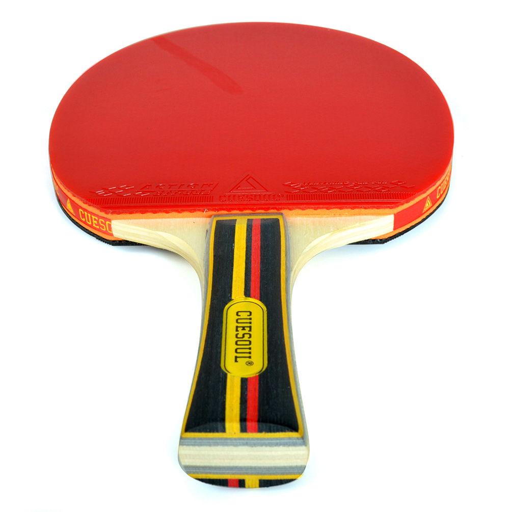 CUESOUL Shakehand (Long Handle) Table Tennis Racket,Table Tennis
