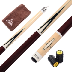 CUESOUL 58 19oz DS Maple Pool Cue Stick Set with 2 Shaft,13mm Tip, Pack in  Hard Cue Case : : Sports & Outdoors