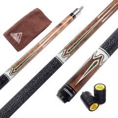 CUESOUL 58 Inch 19OZ Canadian Maple Billiard Pool Cue Stick 11.5mm/12.75mm tip