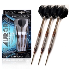 CUESOUL AURORA 21/23g/25g Steel Tip Tungsten Dart Set with Brown Titanium Nitride Coating