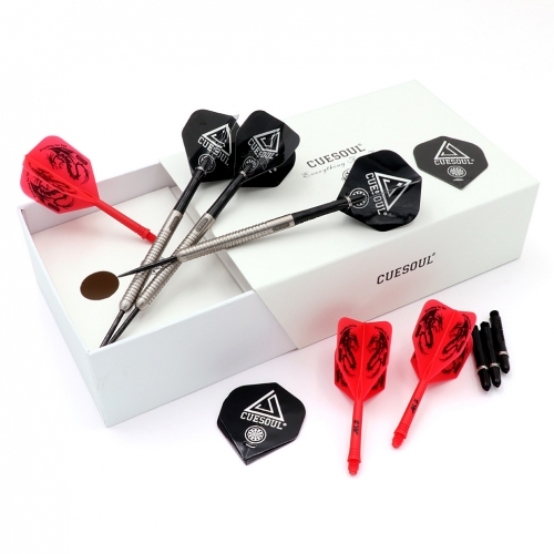 CUESOUL CHALLENGE 90% 23g Stahlspitze Wolfram Dart Set Mit Integrierten Flights