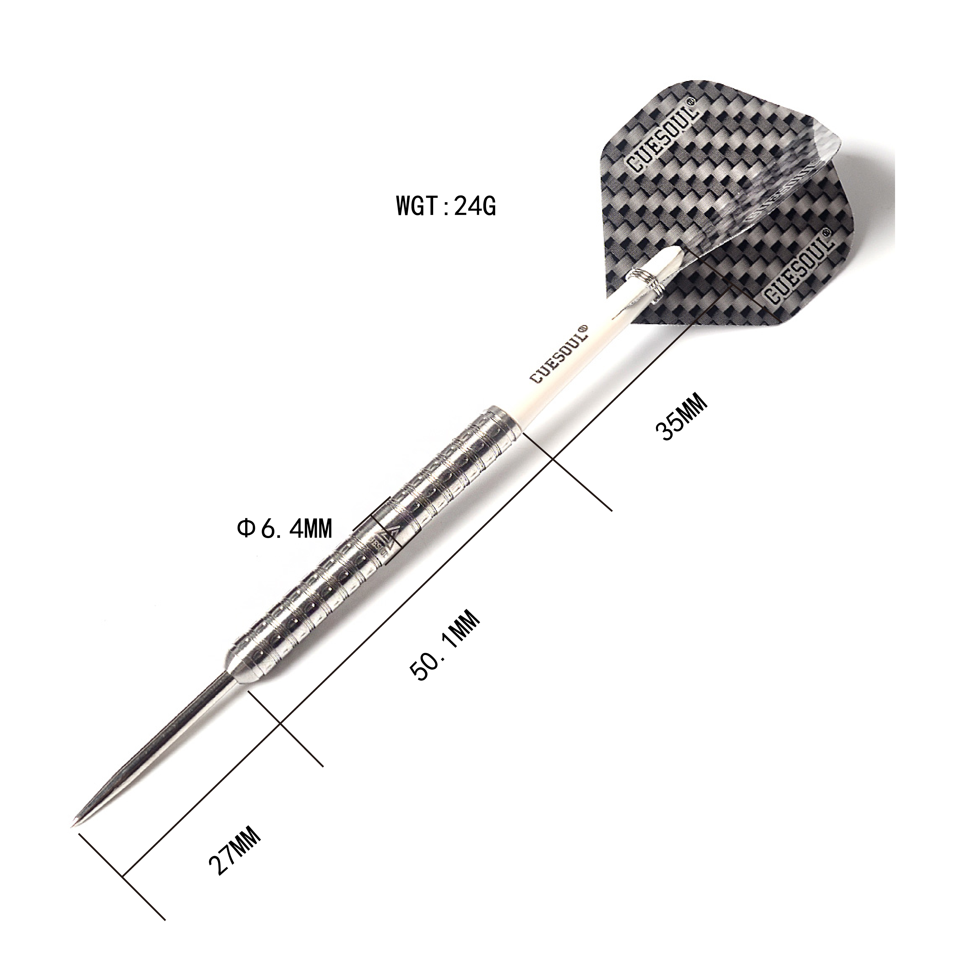 Black Scorpion CUESOUL Steel tip Darts Tungsten 22g/24g/26g Swift Series