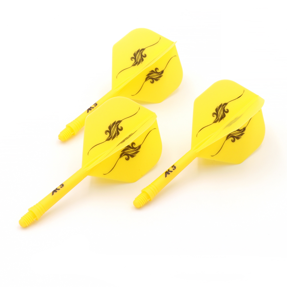 CUESOUL Integrated Dart Shaft and Flights Medium,Set of 3