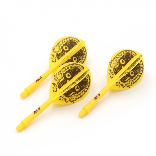 CUESOUL ROST Integrated Dart Shaft y Flights Pear-Teardrop Shape, juego de 3 piezas