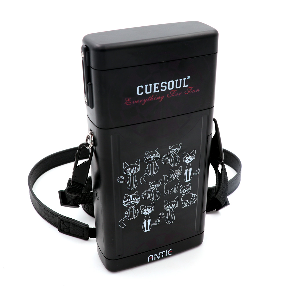 CUESOUL ANTIE Dart Case - Hartschalen Koffer Für 6 Dartpfeile Mit Flaggen-Design