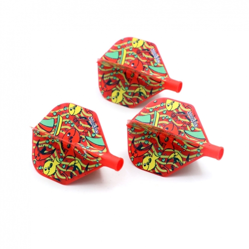 CUESOUL TERO AK4 Ailes De Fléchettes Standard Dégradé Couleurs - Lot De 3