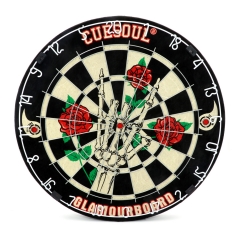 CUESOUL GLAMOURBOARD TRI-EYES 18"*1-1/2" Official Size Sisal Bristle Dartboard