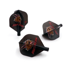 CUESOUL TERO Flight System (Shawn Hogan Edition)AK4 Dart Flights Standard Shape,Set of 3 pcs