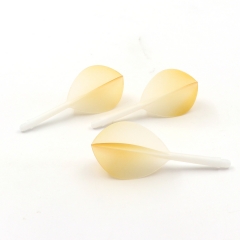 CUESOUL ROST Integrated Dart Shaft and Flights Pear/Teardrop Shape,gradient-color,Set of 3 pcs