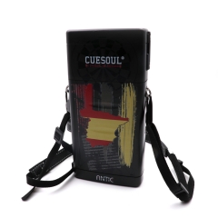 CUESOUL ANTIE Hard Dart Case,Holds 6 Steel Tip Darts/Soft Tip Darts & Extra Accessories,with Spain Flags Design,Durable Use