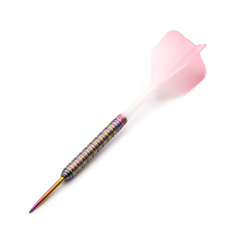 28g Quantum Pink Bomb Tungsten Darts Set, Pink Quantum Flights