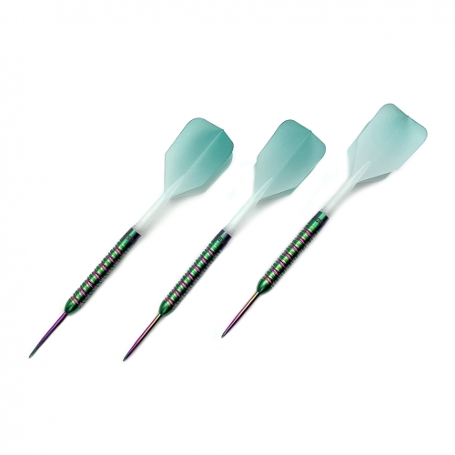 CUESOUL GREEN GEM STONE 21g Steel Tip 90% Tungsten Dart Set with 