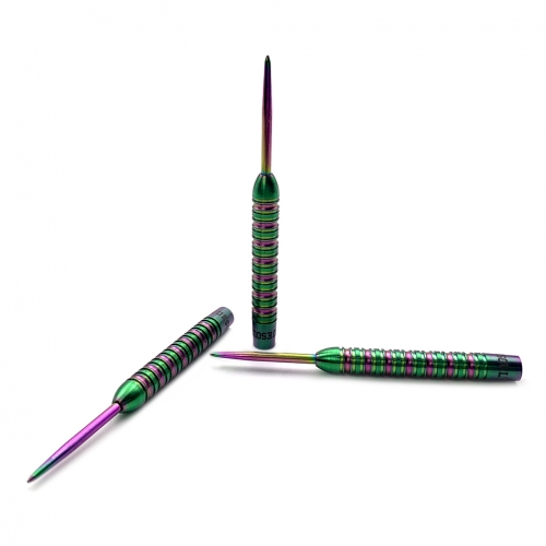 CUESOUL GREEN GEM STONE 21g Steel Tip 90% Tungsten Dart Set with