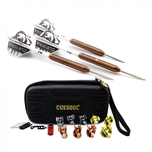 CUESOUL BIG BEAST 90% 26g Steel Tip Tungsten Dart Set with Dart Case