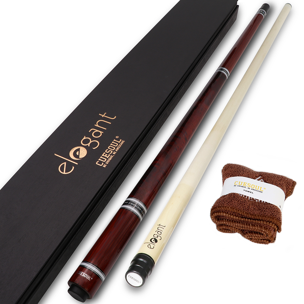 CUESOUL ELEGANT 58inches 19oz Pool Cue Stick,13mm tips