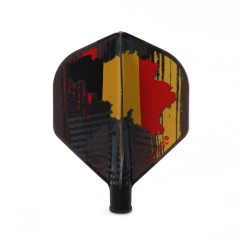 CUESOUL  TERO AK4 Dart Flights in Standard Shape with Belgium Flag ,Set of 3 pcs