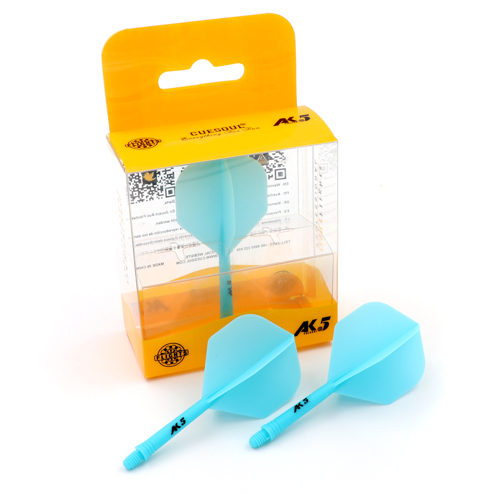 CUESOUL Integrated Dart Shaft and Flights Medium,Set of 3