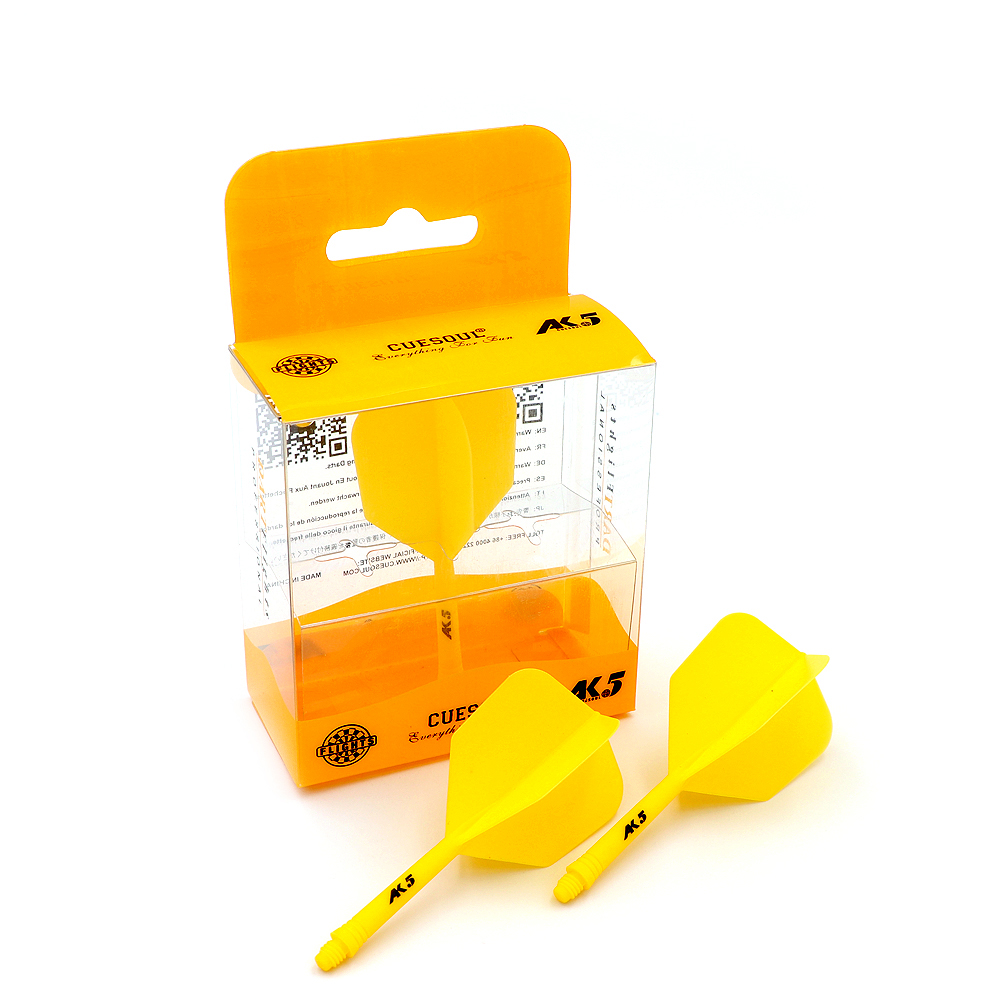 CUESOUL AK5 Integrated Dart Shaft & Flight Set – Slim Shape, Set Of 3 For Steel/Soft Tip