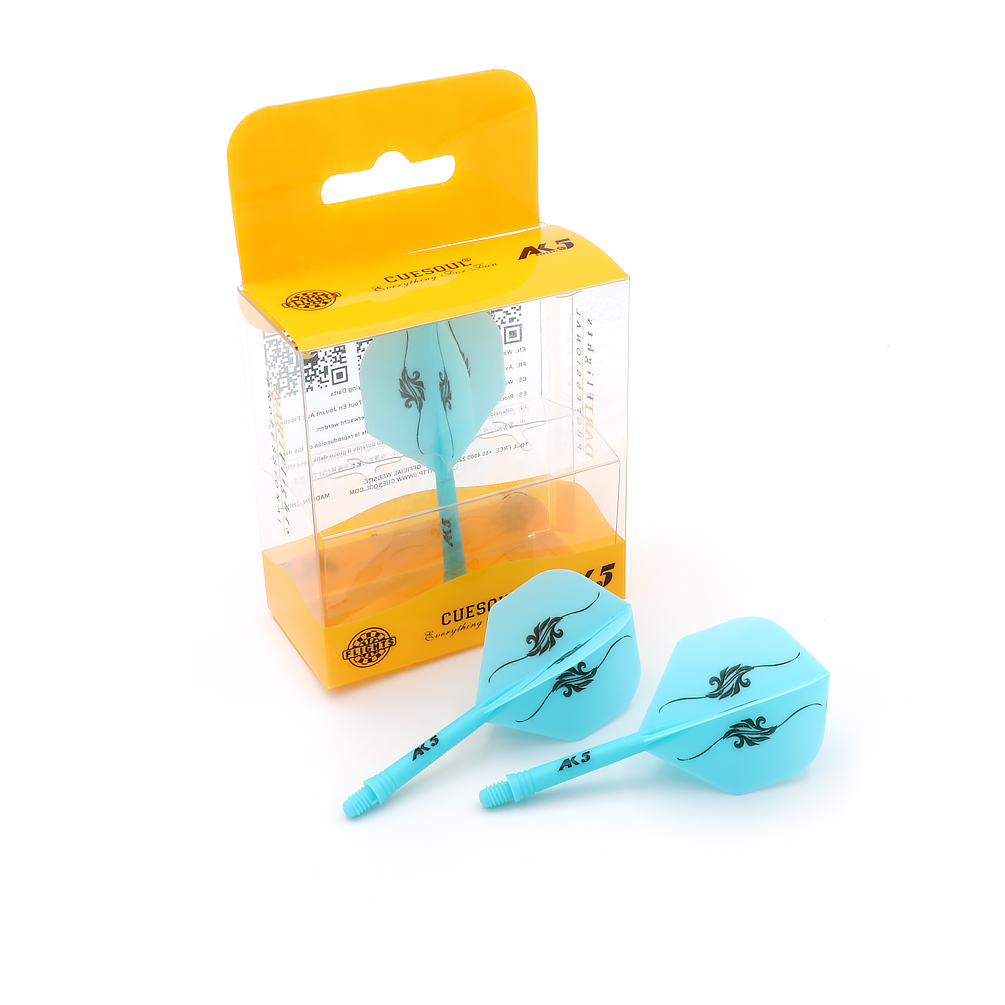 CUESOUL Integrated Dart Shaft and Flights Medium,Set of 3
