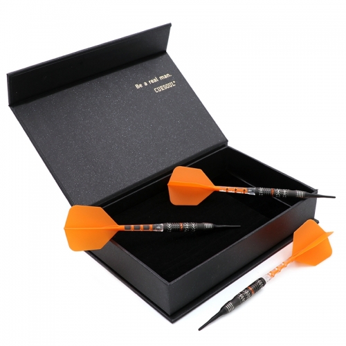 CUESOUL TIRE-MOTORCYCLE 18g Soft Tip 90% Tungsten Dart Set with