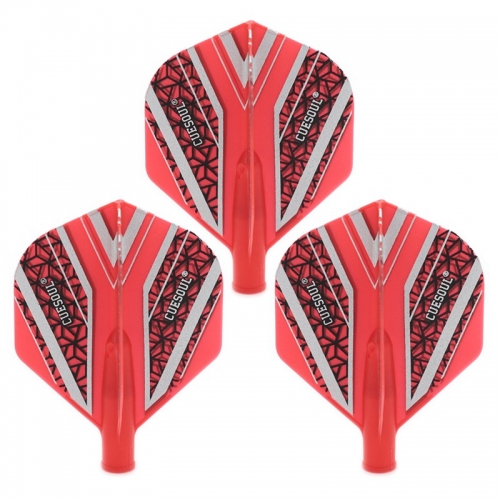 thumbnail interactive-video image 1 of CUESOUL TERO AK4 Dart Flights - Standard/Shield/Diamond Shape For Steel & Soft Tip Darts (AK7 Stem Required) 1 of 13