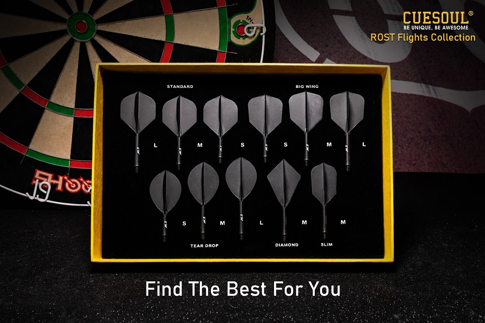 CUESOUL ROST Flights Dart Flights Collection,Include All Shapes and Sizes