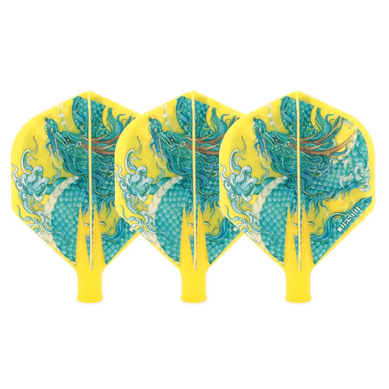 CUESOUL TERO AK4 Slim Dart Flights - Solid Colors, Fits Steel & Soft Tip Darts