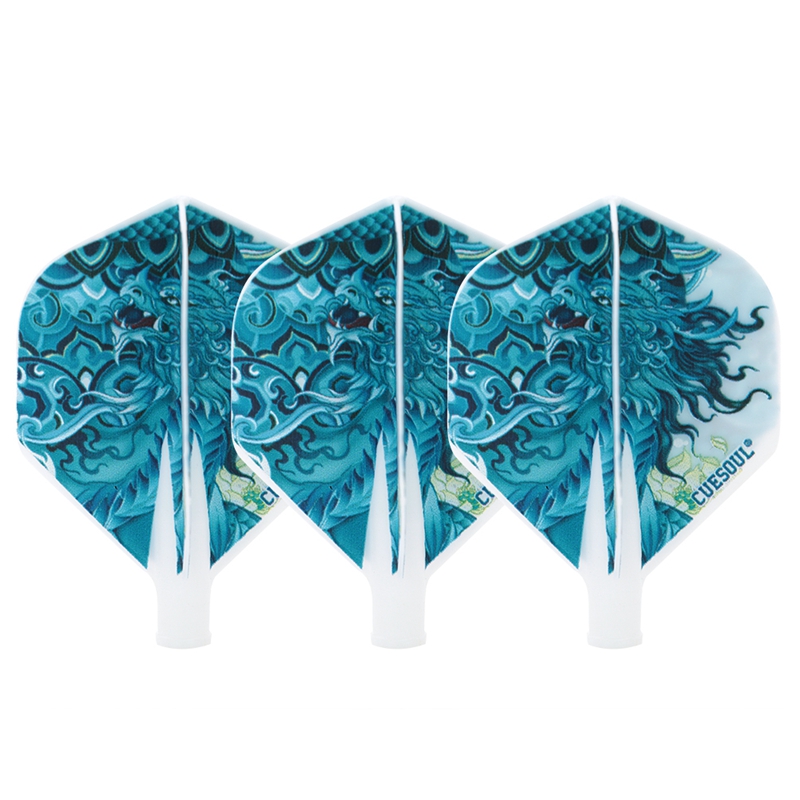 CUESOUL AK4 Kite Shape Dart Flights - Solid Color - Fit Steel & Soft Tip Darts