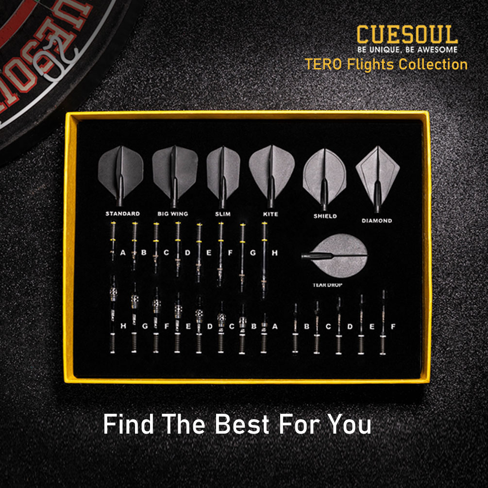 CUESOUL TERO Flights Dart Flights Collection,Include Different Shapes