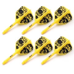 CUESOUL 6 Pieces ROST Integrated Dart Shaft and Flights